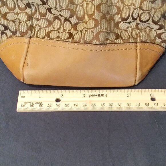 Coach Signature Diaper or Tote Bag No. J1176-F77156 - Picture 8 of 12